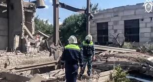 The site of a gas explosion at a pumping station in Volgograd. July 2024. Photo: Russian Ministry of Emergency Situations