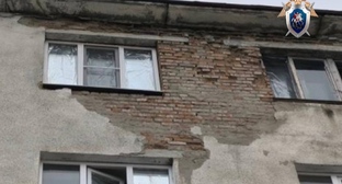 A building on Kabardinskaya Street in Nartkala. Photo: Investigative Committee of the Russian Federation for the Kabardino-Balkarian Republic https://t.me/kbr_sledcom/2739