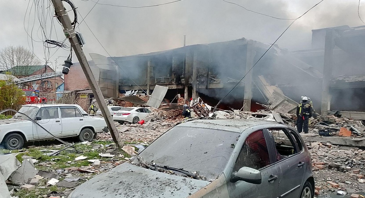 The aftermath of the explosion in Vladikavkaz. Photo: Ministry of Emergency Situations https://15.mchs.gov.ru/deyatelnost/press-centr/operativnaya-informaciya/5732481 The aftermath of the explosion in Vladikavkaz. Photo: Ministry of Emergency Situations https://15.mchs.gov.ru/deyatelnost/press-centr/operativnaya-informaciya/5732481