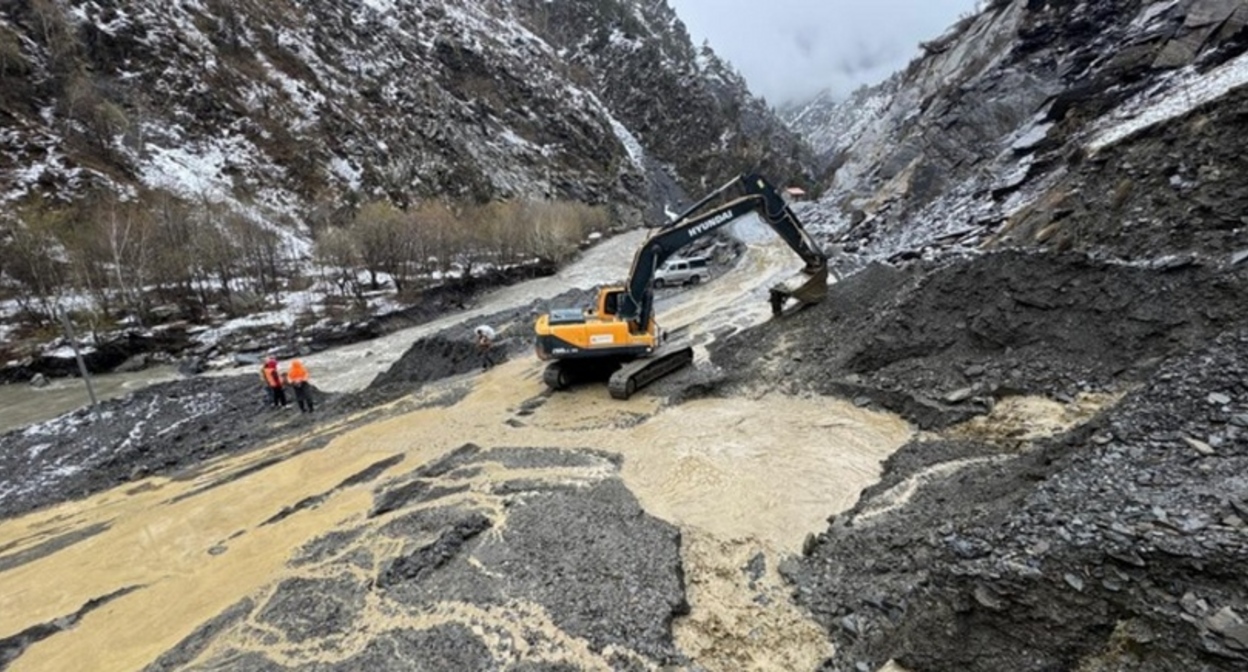 A road in the mountains of Dagestan. Photo: Dagestanavtodor https://dagavtodor.ru/news
