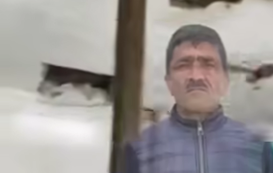Yashar Gasimov. Still from a video from the Azadlyg publication https://www.facebook.com/reel/972631465222208 (the activities of Meta, the company that owns the social network, are banned in Russia).