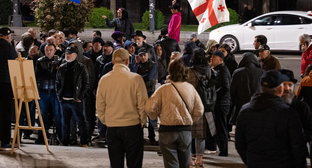 Protesters in Tbilisi. Photo: Publika