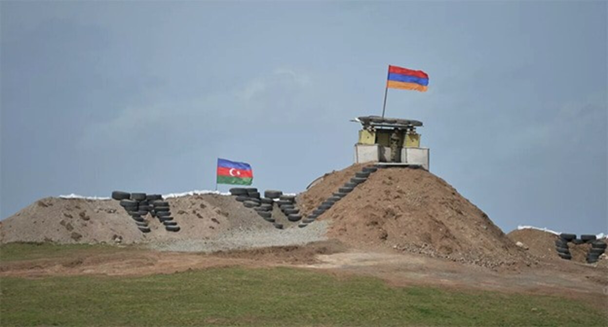 The border between Azerbaijan and Armenia. Photo: Office of the President of the Republic of Armenia The border between Azerbaijan and Armenia. Photo: Office of the President of the Republic of Armenia