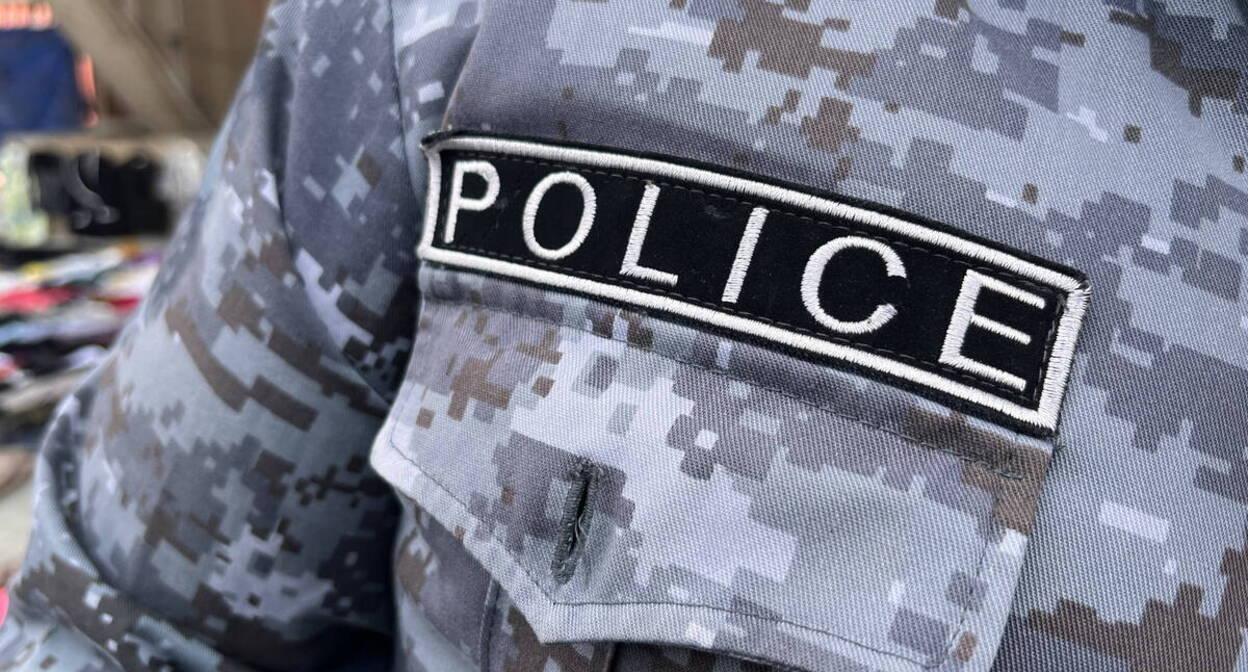 A police officer in Armenia. Photo by "Caucasian Knot"