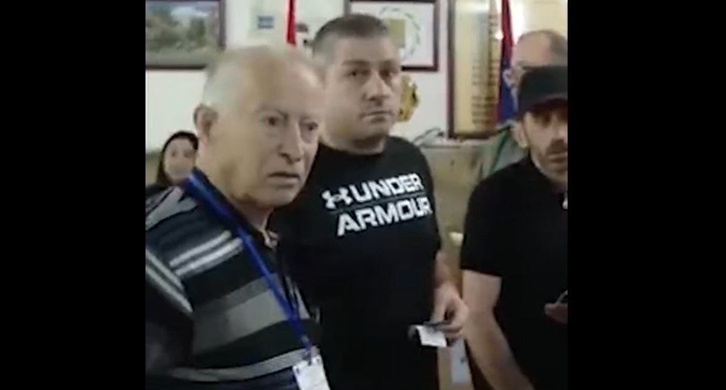 People at polling station No. 9/51. A still from the Yerevan.Today Telegram channel https://t.me/rusyerevantoday/ People at polling station No. 9/51. A still from the Yerevan.Today Telegram channel https://t.me/rusyerevantoday/