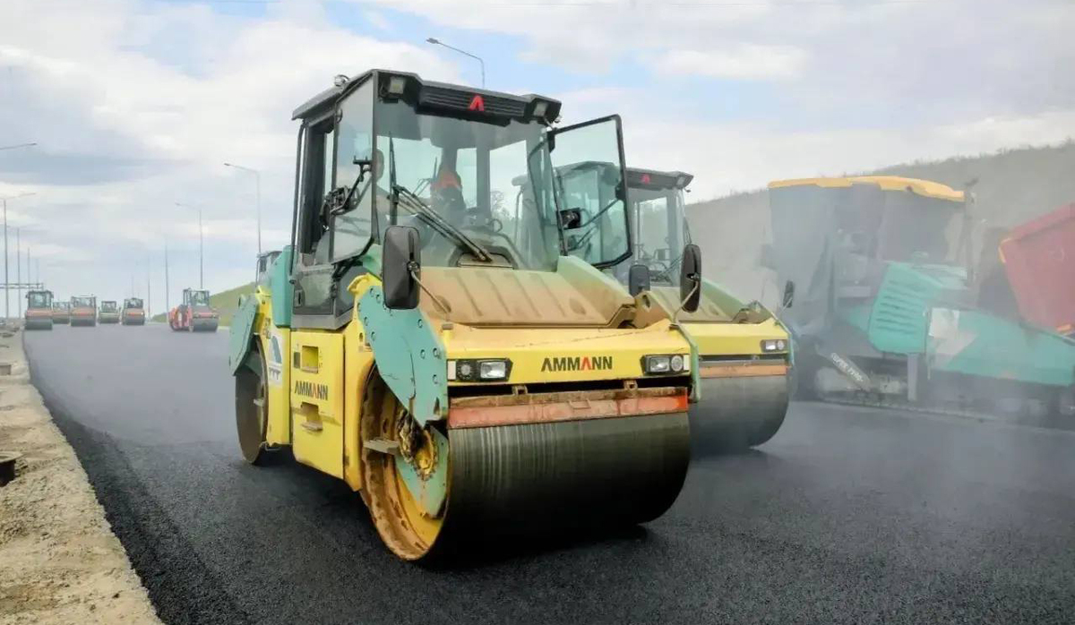 Roadworks. Photo from the Rostov Region Governor's Telegram channel - https://t.me/Yuri_Slusar/5284 Roadworks. Photo from the Rostov Region Governor's Telegram channel - https://t.me/Yuri_Slusar/5284