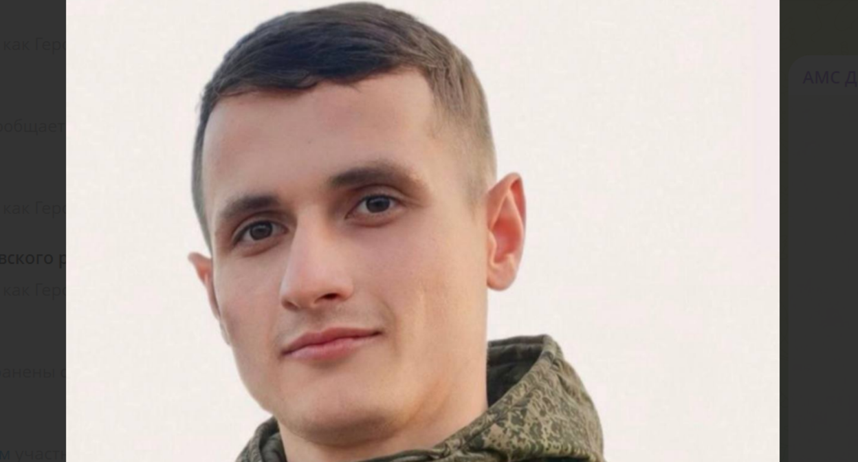 Soltan Batyrov. Screenshot of a photo from the Telegram channel of the Digorsky district administration dated 06/17/26, https://t.me/amsdigorskiyrayon/8681