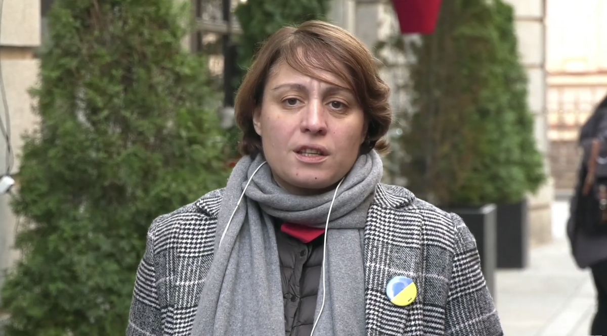 Elene Khoshtaria. Still from a TV Kavkasia video / YouTube