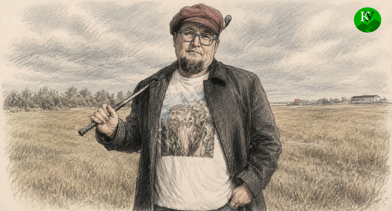 Semen Skrepetsky. Illustration created by "Caucasian Knot" using AI in the Copilot program.
