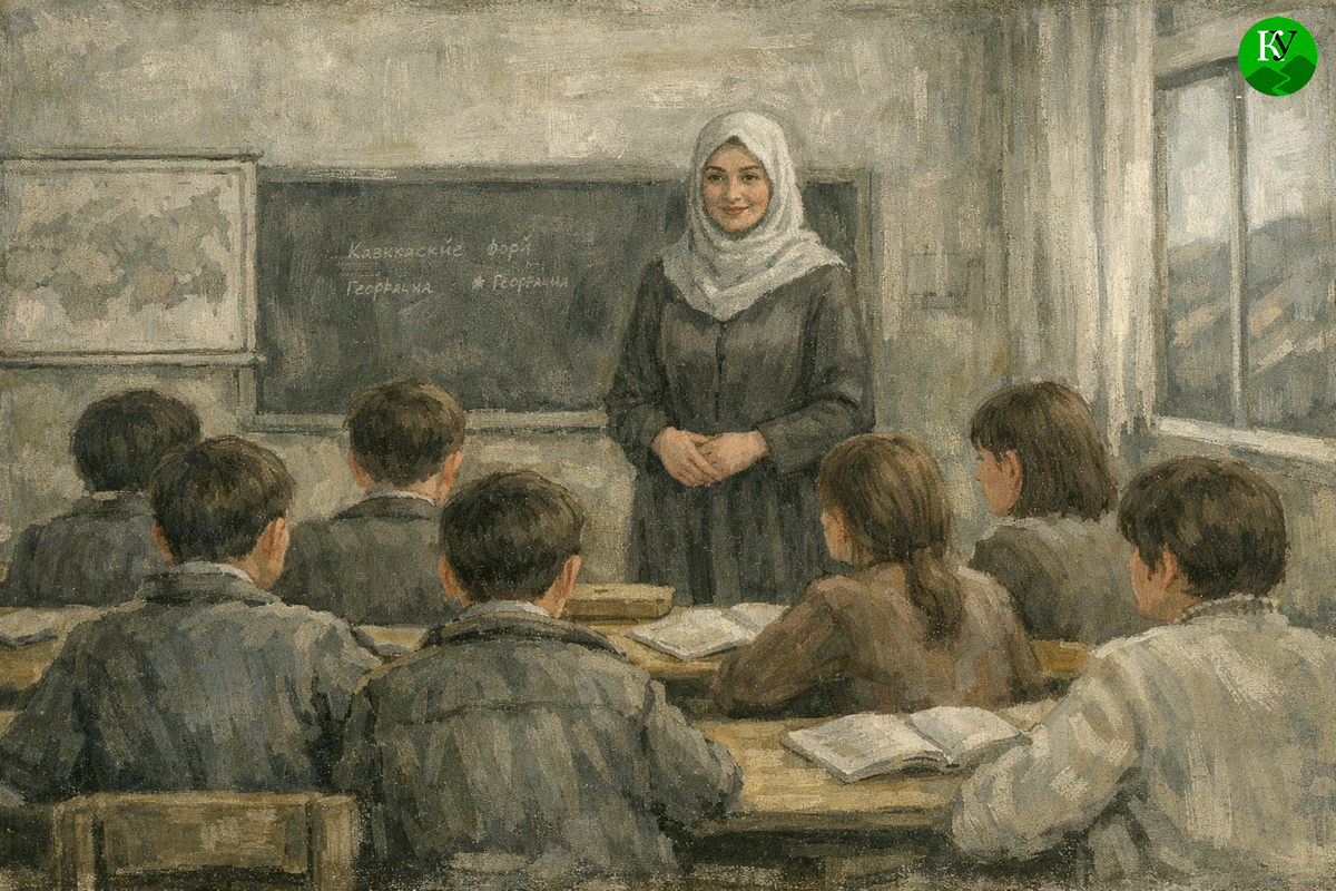 School classroom. Illustration created by "Caucasian Knot" using AI in the Copilot program. School classroom. Illustration created by "Caucasian Knot" using AI in the Copilot program.
