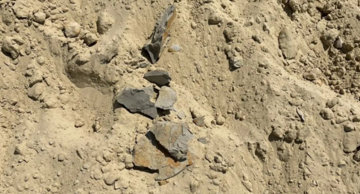 The condition of the sand at the "Caucasus" beach. Screenshot from the Telegram channel of Yuri Ozarovsky dated 04.07.26, https://t.me/MoreOz/128064?single. The condition of the sand at the "Caucasus" beach. Screenshot from the Telegram channel of Yuri Ozarovsky dated 04.07.26, https://t.me/MoreOz/128064?single.