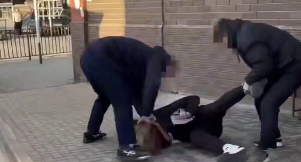 Detention of the suspect. A still from the FSB Russia video dated 04.07.26. Detention of the suspect. A still from the FSB Russia video dated 04.07.26.