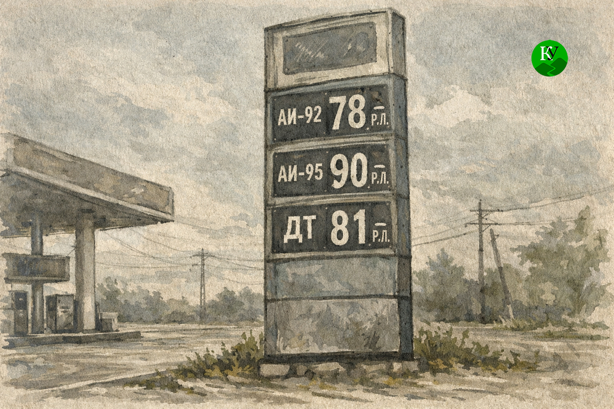 Fuel prices at gas stations. Illustration created by "Caucasian Knot" using AI in the Copilot program. Fuel prices at gas stations. Illustration created by "Caucasian Knot" using AI in the Copilot program.