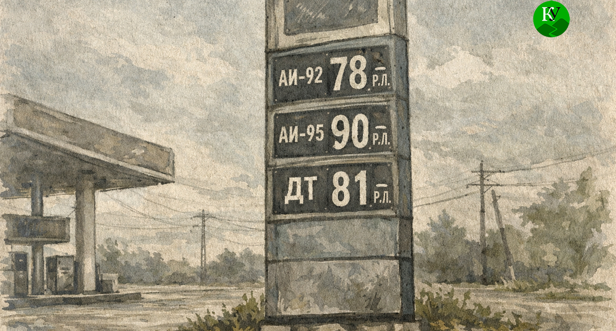 Fuel prices at gas stations. Illustration created by "Caucasian Knot" using AI in the Copilot program. Fuel prices at gas stations. Illustration created by "Caucasian Knot" using AI in the Copilot program.