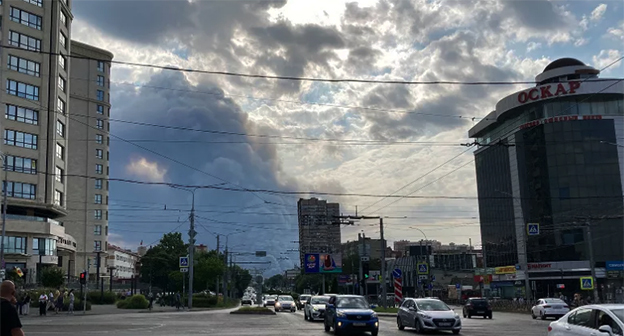 Consequences of the drone attack in Krasnodar. Photo by Anton Bykov, Yuga.ru Consequences of the drone attack in Krasnodar. Photo by Anton Bykov, Yuga.ru