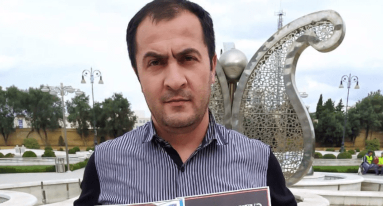 Elhan Aliyev. Frame from the video Kanal 11 from 06.10.23, https://www.youtube.com/watch?v=_xCPfU4LH4I