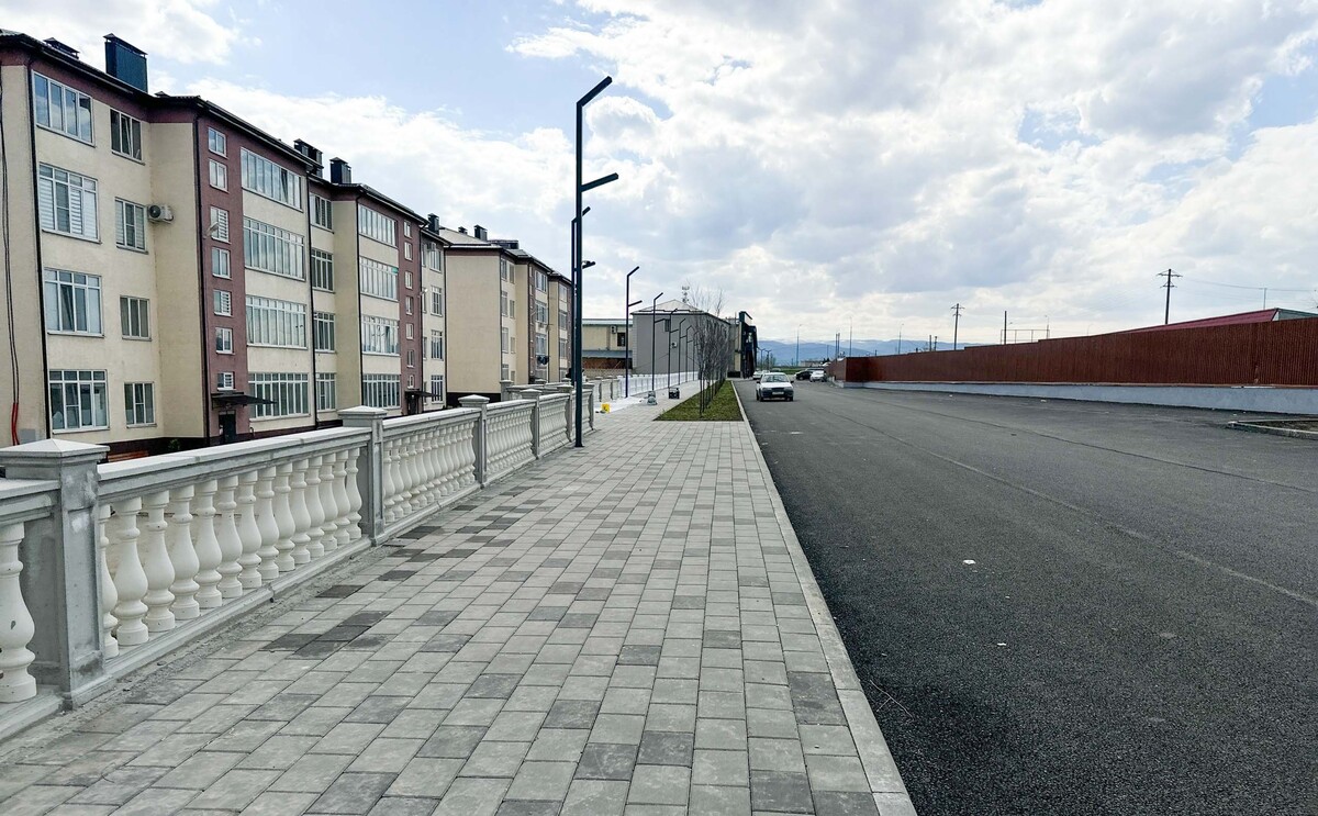 A street in Chegem. Photo by the press service of the Chegem district administration. A street in Chegem. Photo by the press service of the Chegem district administration.