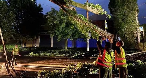 Emergency services became unavailable for Rostov residents during the hurricane.