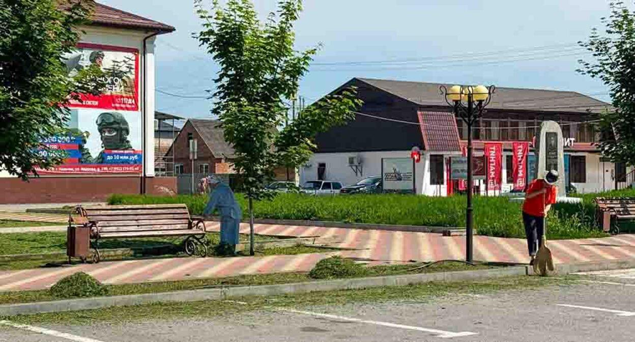 A street in Chegem. Photo by the press service of the Chegem district administration. A street in Chegem. Photo by the press service of the Chegem district administration.