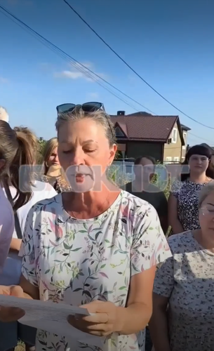 Frame from the video appeal of the residents of the village of Yuzhny in the Rostov region to Bastrykin. Photo: Bloknot Rostov-on-Don / VKontakte