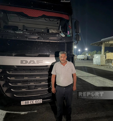 Truck drivers from Azerbaijan complained about delays when entering Georgia. Photo: Report / https://report.az/ru/v-regione/azerbajdzhanskie-dalnobojshiki-v-gruzii-nedelyami-ne-mogut-projti-tamozhnyu-v-mid-napravlen-zapros