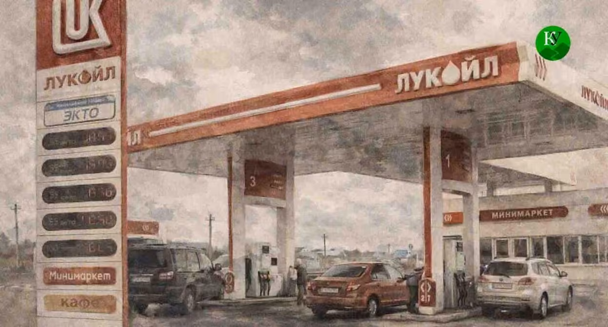 Gas stations. Illustration created by "Caucasian Knot" using AI in the Copilot program Gas stations. Illustration created by "Caucasian Knot" using AI in the Copilot program