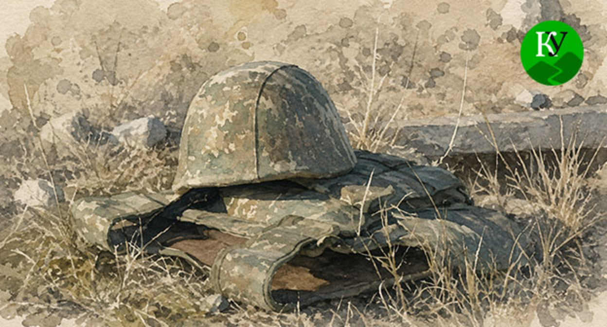 The uniform of the serviceman of Armenia. Illustration created by "Caucasian Knot" using AI in the Copilot program.