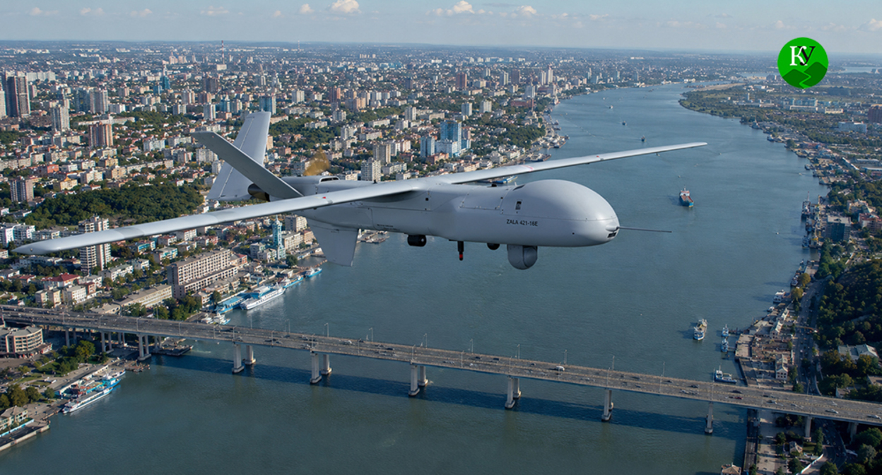 UAV. Illustration created by "Caucasian Knot" using AI in the Copilot program.