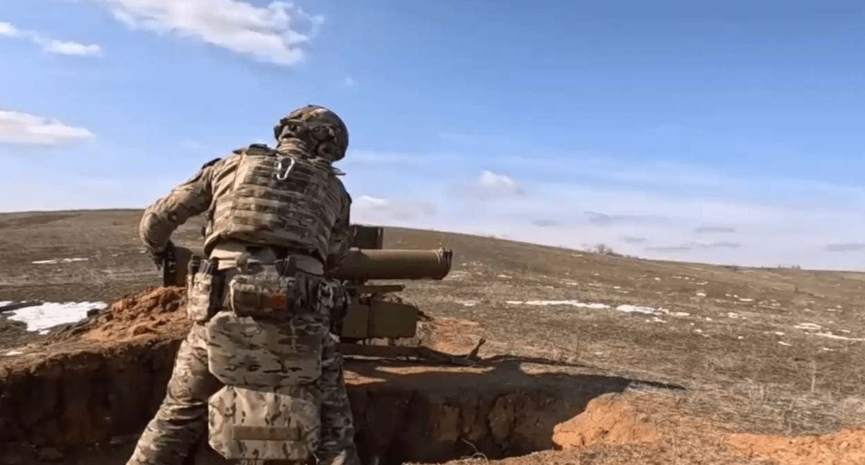 Russian military. Frame from a video by the Ministry of Defense of Russia dated 12.04.25, https://t.me/mod_russia/51226