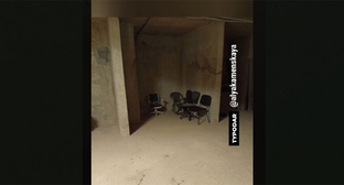 Drone shelter in Krasnodar. Frame from the video https://t.me/typodar/63214