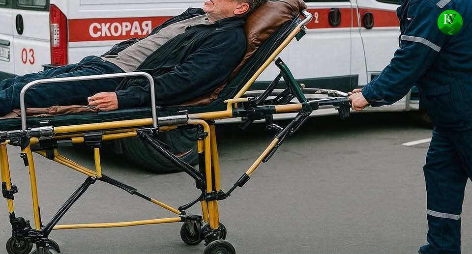 A patient on a stretcher for the ambulance. Illustration created by "Caucasian Knot" using AI in the Copilot program. A patient on a stretcher for the ambulance. Illustration created by "Caucasian Knot" using AI in the Copilot program.
