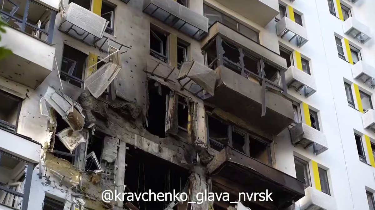 An apartment building damaged after the UAV attack in Novorossiysk. September 9, 2026. Screenshot of the video https://t.me/kravchenko_glava_nvrsk/16932 An apartment building damaged after the UAV attack in Novorossiysk. September 9, 2026. Screenshot of the video https://t.me/kravchenko_glava_nvrsk/16932
