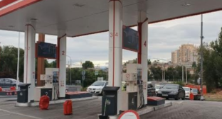 The situation at the gas stations today. Photo provided to the "Caucasian Knot" by the heroes of the material.