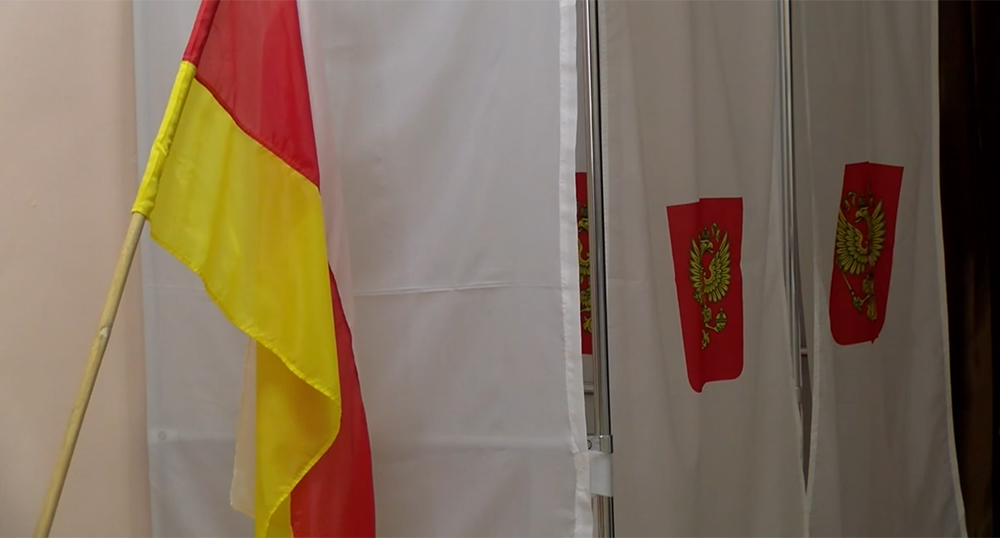 Polling station in Vladikavkaz. Frame from the video https://www.youtube.com/watch?v=wY04cubUVd8&t=10s
