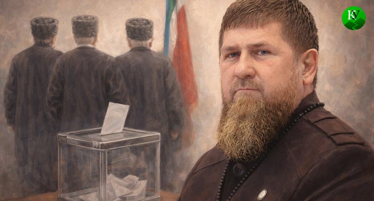 Kadyrov and the elections. The illustration was created by the "Caucasian Knot" using AI in the Copilot program. Kadyrov and the elections. The illustration was created by the "Caucasian Knot" using AI in the Copilot program.
