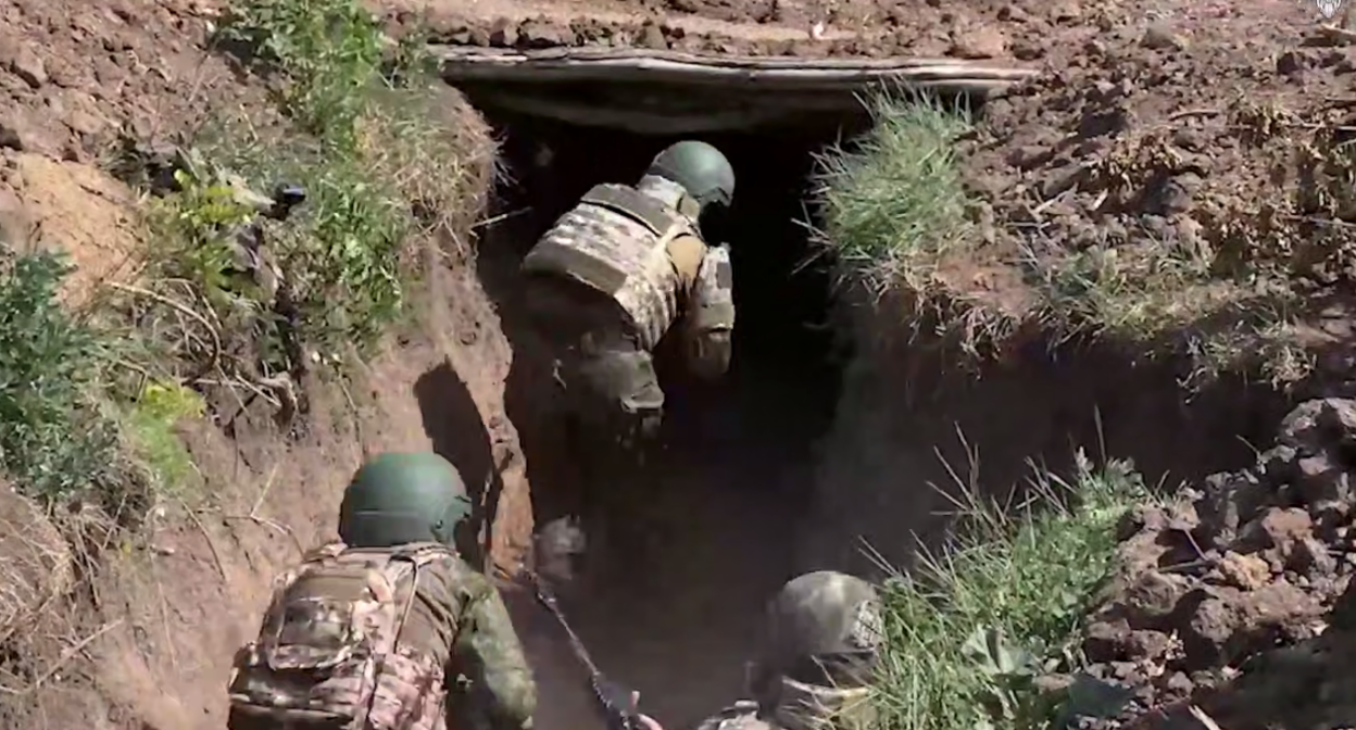 Russian military. Frame from the Ministry of Defense video https://t.me/mod_russia/53966