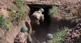 Russian military. Frame from the Ministry of Defense video https://t.me/mod_russia/53966