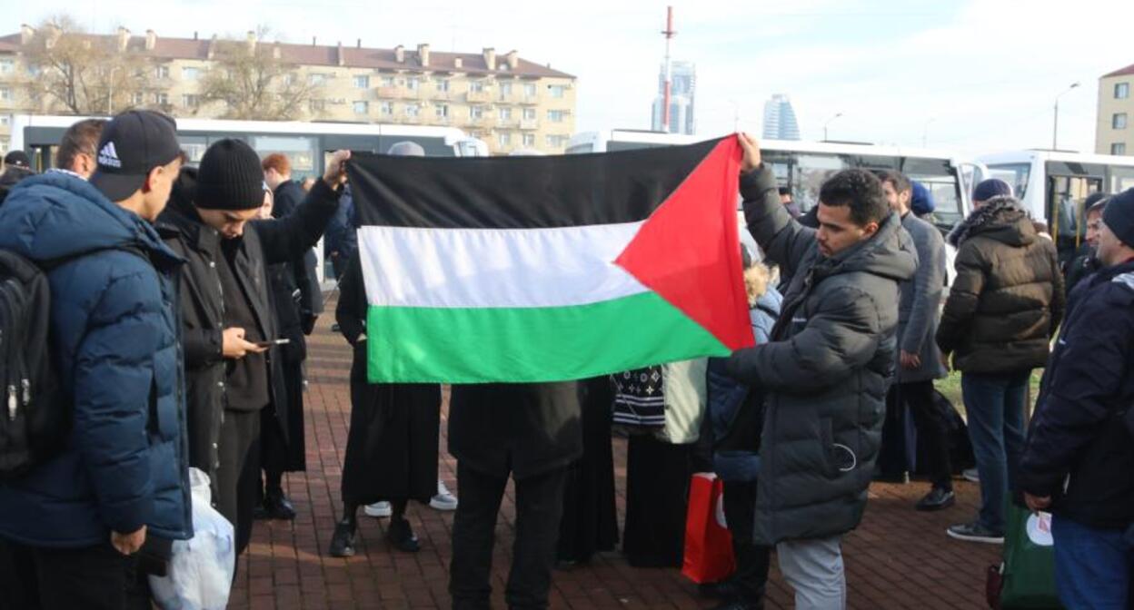 Refugees from Palestine. Photo: Grozny-Inform https://www.grozny-inform.ru/news/society/157546/ Refugees from Palestine. Photo: Grozny-Inform https://www.grozny-inform.ru/news/society/157546/