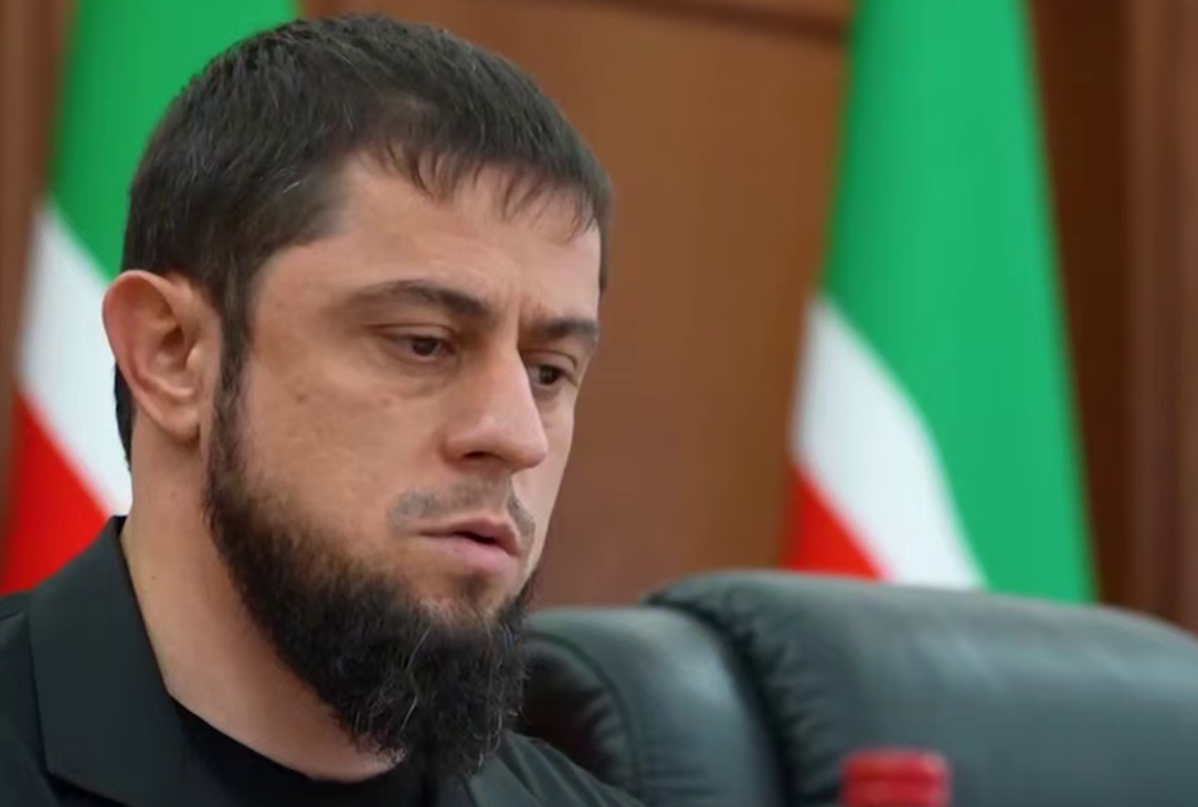 Ahmed Dudayev. A still from a video from Ramzan Kadyrov's Telegram channel dated 04.10.26, https://t.me/RKadyrov_95/6976