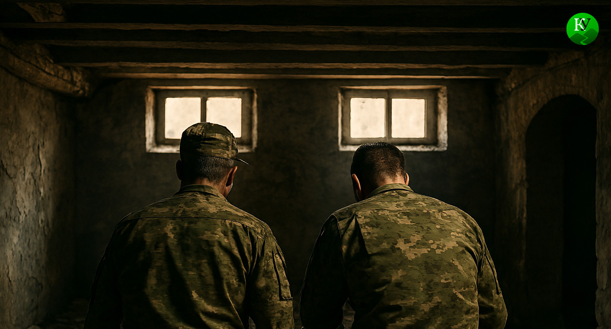 Military personnel in the Special Military Operation. Illustration created by "Caucasian Knot" using AI in the Copilot program. Military personnel in the Special Military Operation. Illustration created by "Caucasian Knot" using AI in the Copilot program.