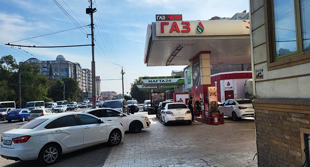 Refueling in Makhachkala. October 15, 2026. Photo by the correspondent of "Caucasian Knot" Refueling in Makhachkala. October 15, 2026. Photo by the correspondent of "Caucasian Knot"