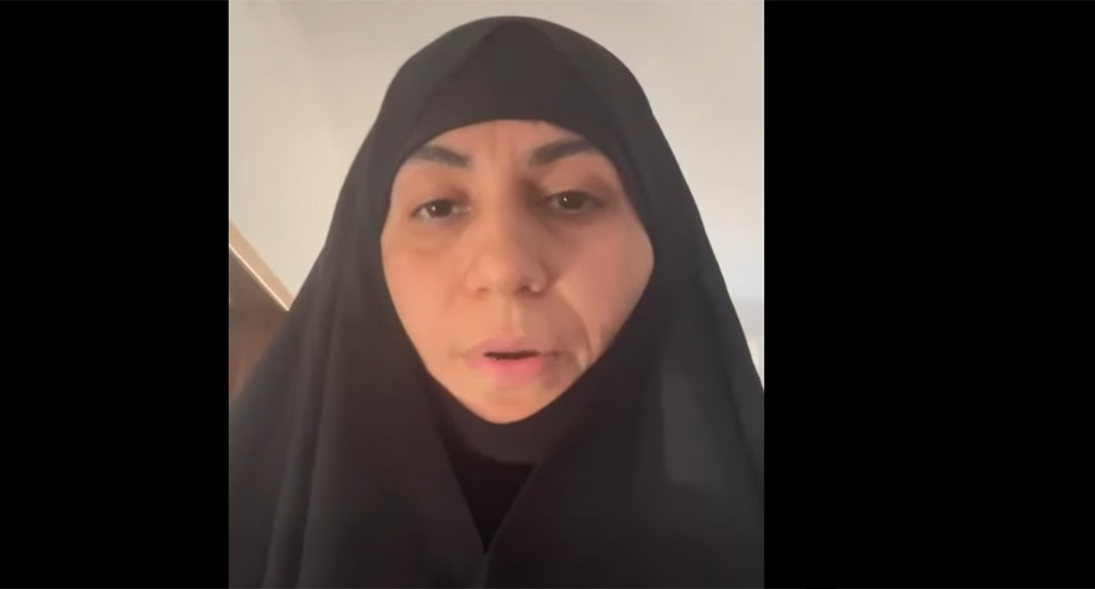 Shahizyar Guseynova. Frame from the video https://www.facebook.com/profile.php?id=100082690945001 (the activities of the company Meta (which owns Facebook, Instagram, and WhatsApp) are banned in Russia)
