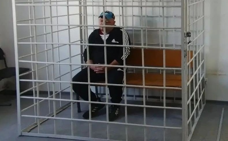 Ivan Obolonin in the courtroom. Photo: press service of the Central District Court of Volgograd / "VKontakte"