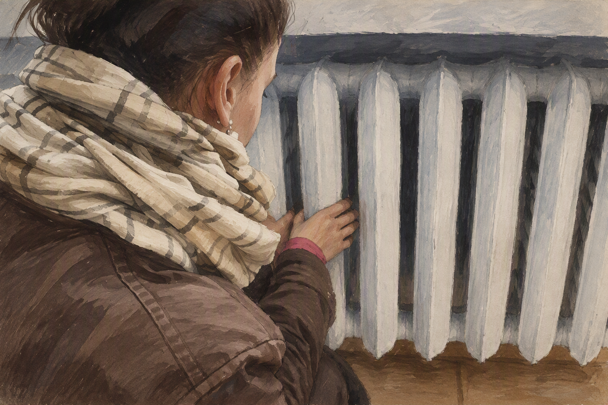 A person near a radiator. Illustration created by "Caucasian Knot" using AI in the Copilot program. A person near a radiator. Illustration created by "Caucasian Knot" using AI in the Copilot program.