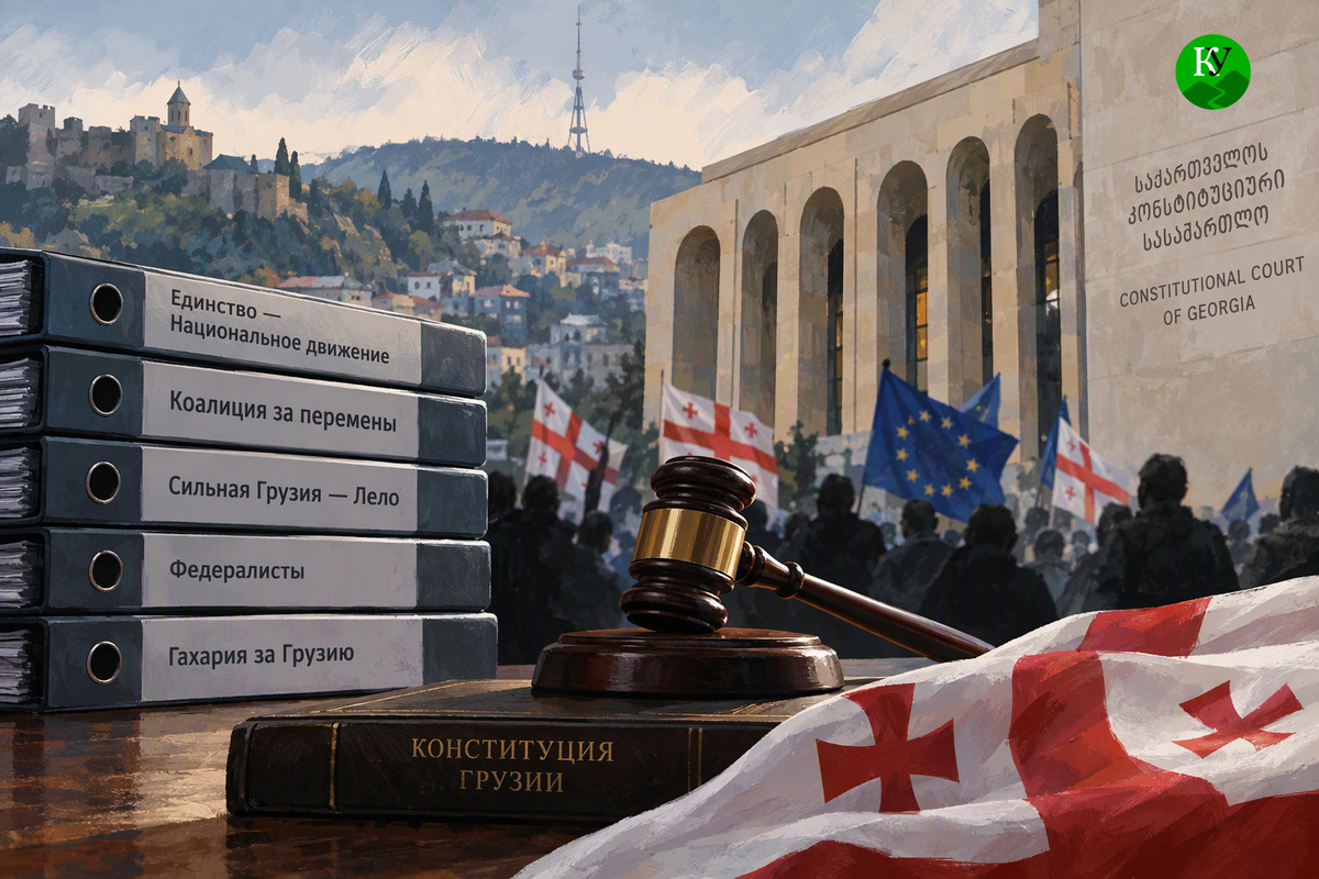 Ban on parties in Georgia. Illustration created by "Caucasian Knot" using AI in Copilot program Ban on parties in Georgia. Illustration created by "Caucasian Knot" using AI in Copilot program