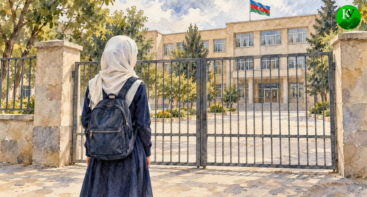 A schoolgirl in Azerbaijan. Illustration created by the "Caucasian Knot" using AI in the Copilot program. A schoolgirl in Azerbaijan. Illustration created by the "Caucasian Knot" using AI in the Copilot program.
