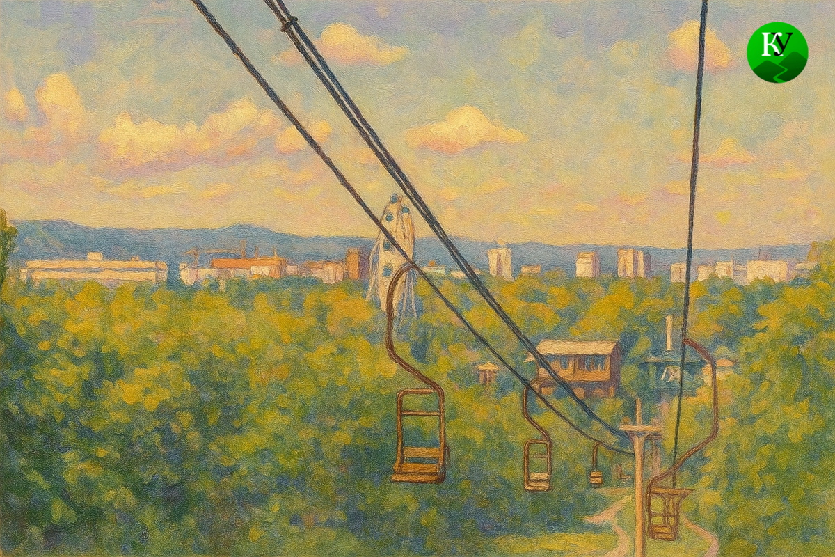 The cable car in Nalchik. Illustration created by the "Caucasian Knot" using AI in the Copilot program. The cable car in Nalchik. Illustration created by the "Caucasian Knot" using AI in the Copilot program.