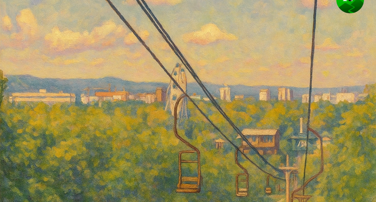 The cable car in Nalchik. Illustration created by the "Caucasian Knot" using AI in the Copilot program. The cable car in Nalchik. Illustration created by the "Caucasian Knot" using AI in the Copilot program.