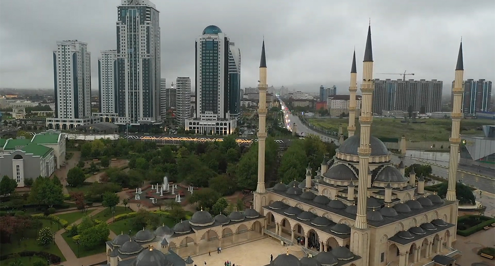 Grozny. Frame from the video https://www.youtube.com/watch?v=LZSYNWtudEE Grozny. Frame from the video https://www.youtube.com/watch?v=LZSYNWtudEE
