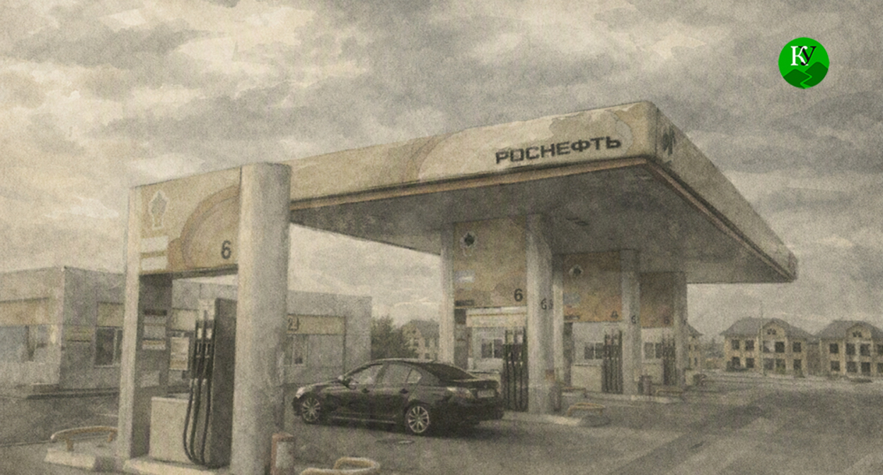 Gas station. Illustration created by "Caucasian Knot" using AI in the Copilot program. Gas station. Illustration created by "Caucasian Knot" using AI in the Copilot program.